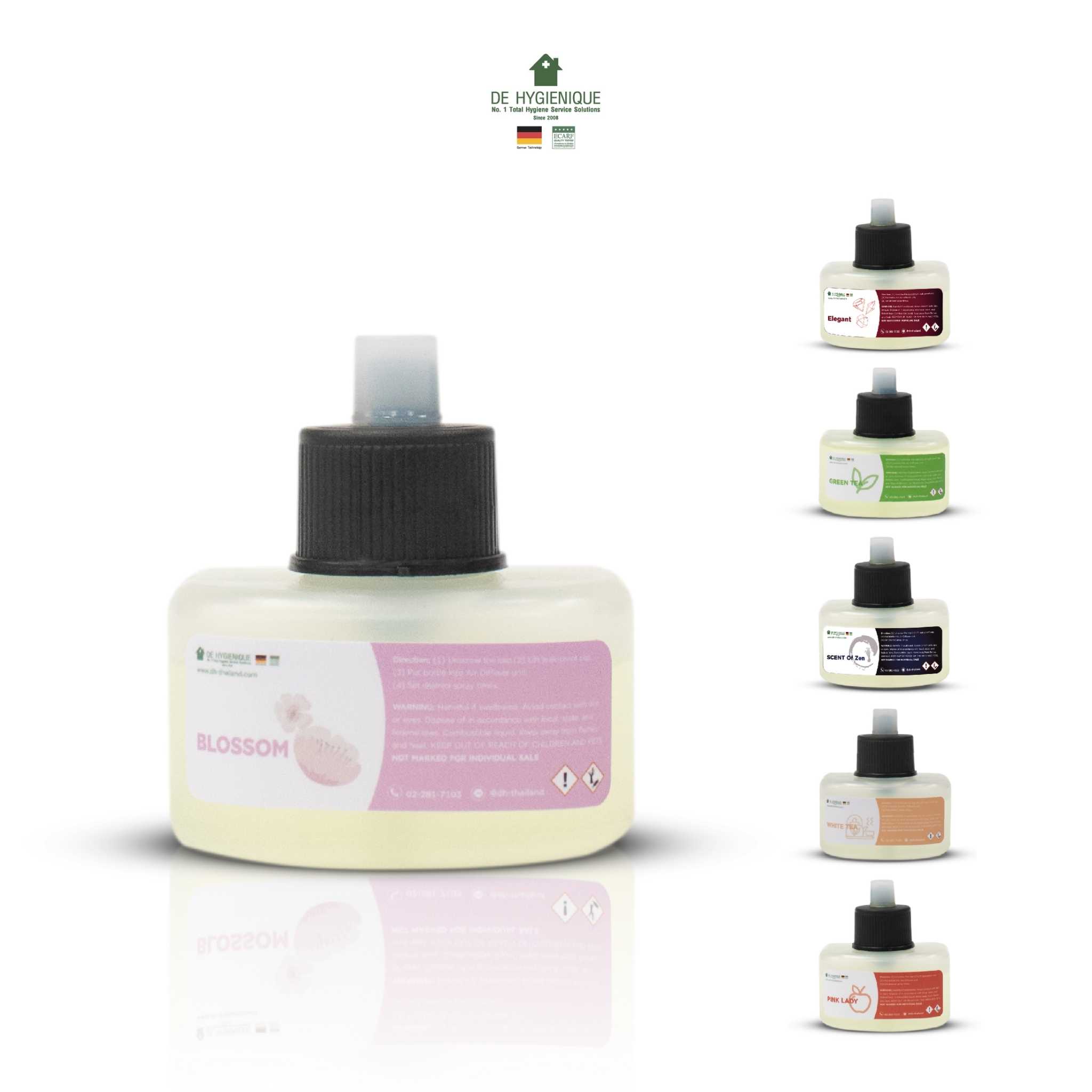 น้ำหอมปรับอากาศ(แพ็คคู่2ขวด)Blossom +กลิ่นอื่นสำหรับเครื่องพ่นอโรม่า