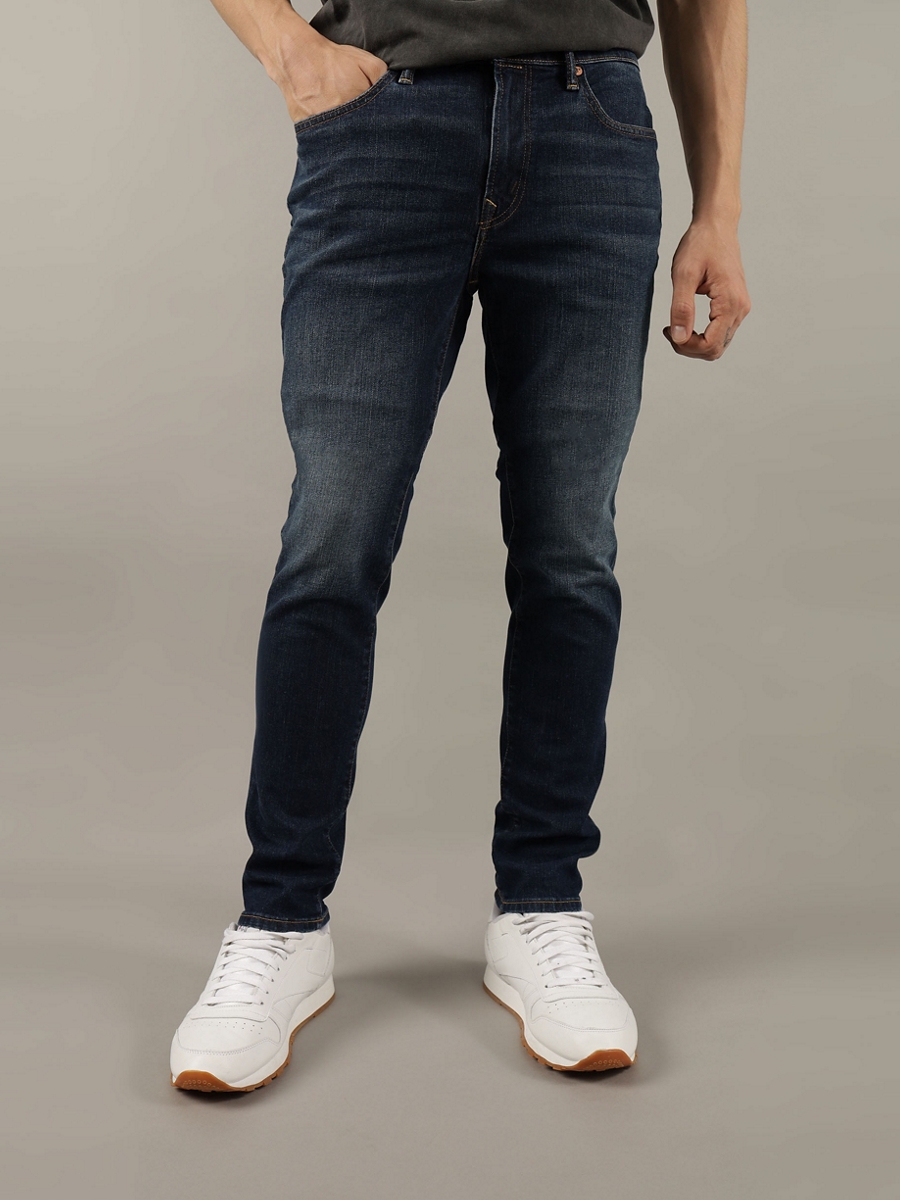 กางเกงยีนส์ ผู้ชาย INTL EXCLUSIVE DARK CLEAN SLIM FIT ( 011-6527-970 )
