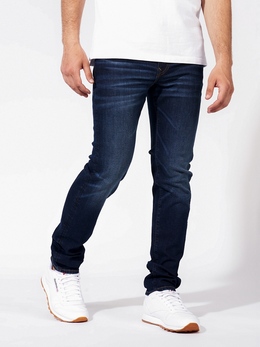 กางเกงยีนส์ ผู้ชาย INTL EXCLUSIVE DARK CLEAN SLIM STRAIGHT ( 011-6319-896 )