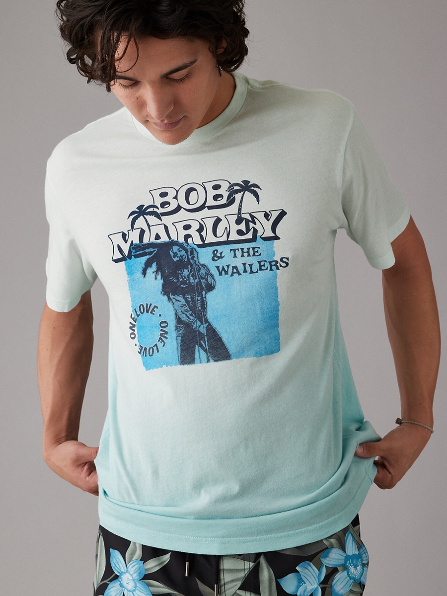 เสื้อยืด ผู้ชาย G SS MARLEY SET IN TEE- PC DYE + DIP + MAGIC WHITE TUMBLE ( 017-3523-401 )