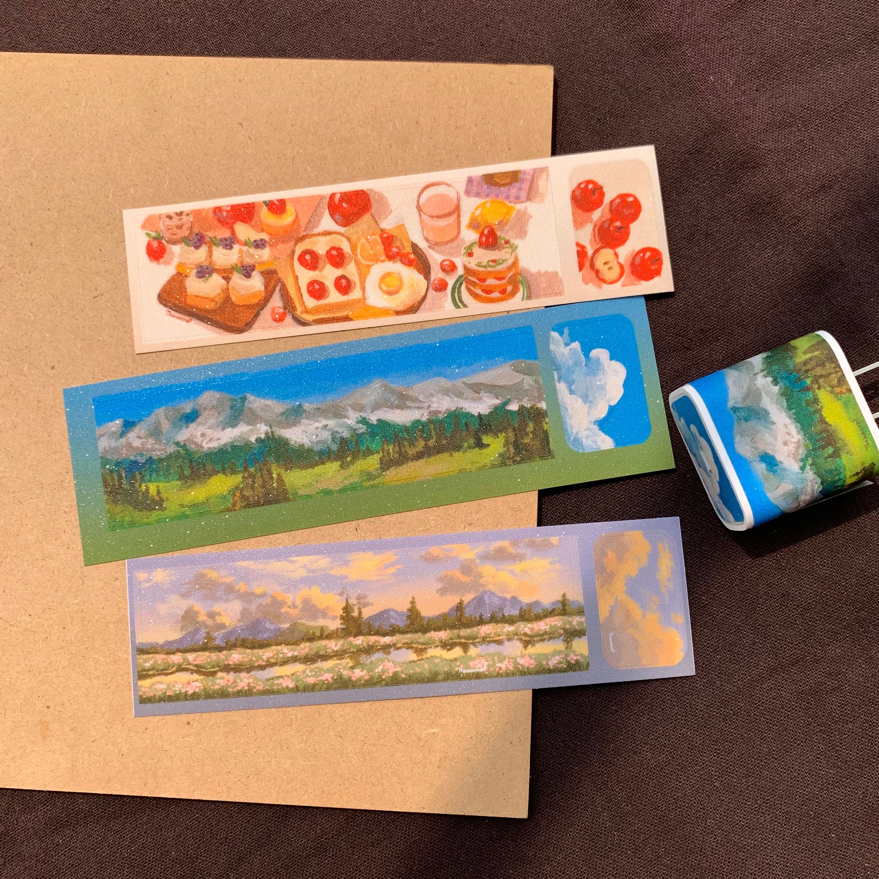 Glitter Charger Stickers