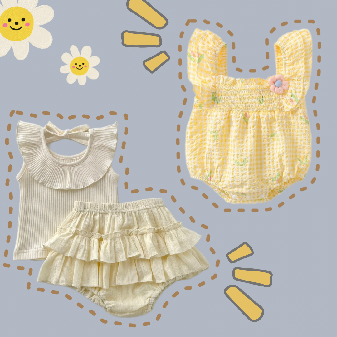 🌼ชุดสาวน้อยโทนสีเหลือง🌼