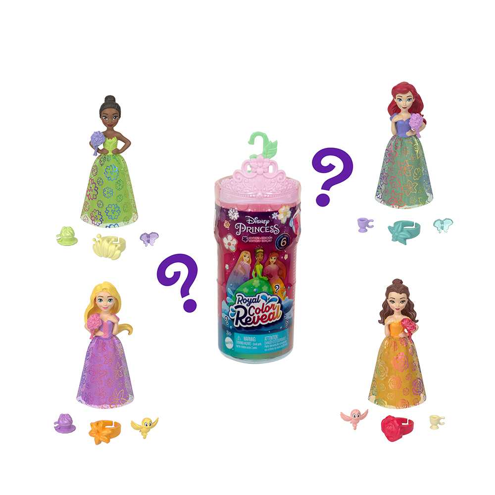 Disney Princess Royal Color Reveal Small Doll Assortment (HRN56-956B)