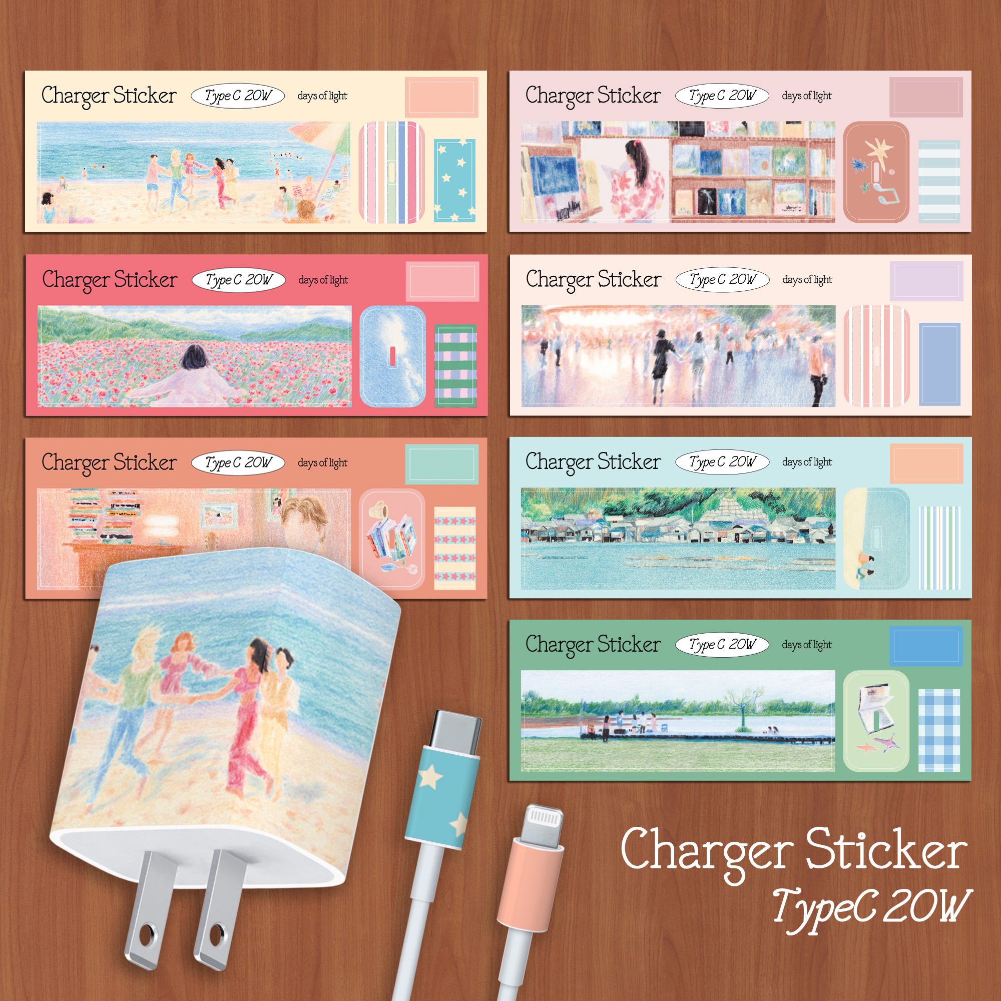 Charger Sticker : Type C 20W