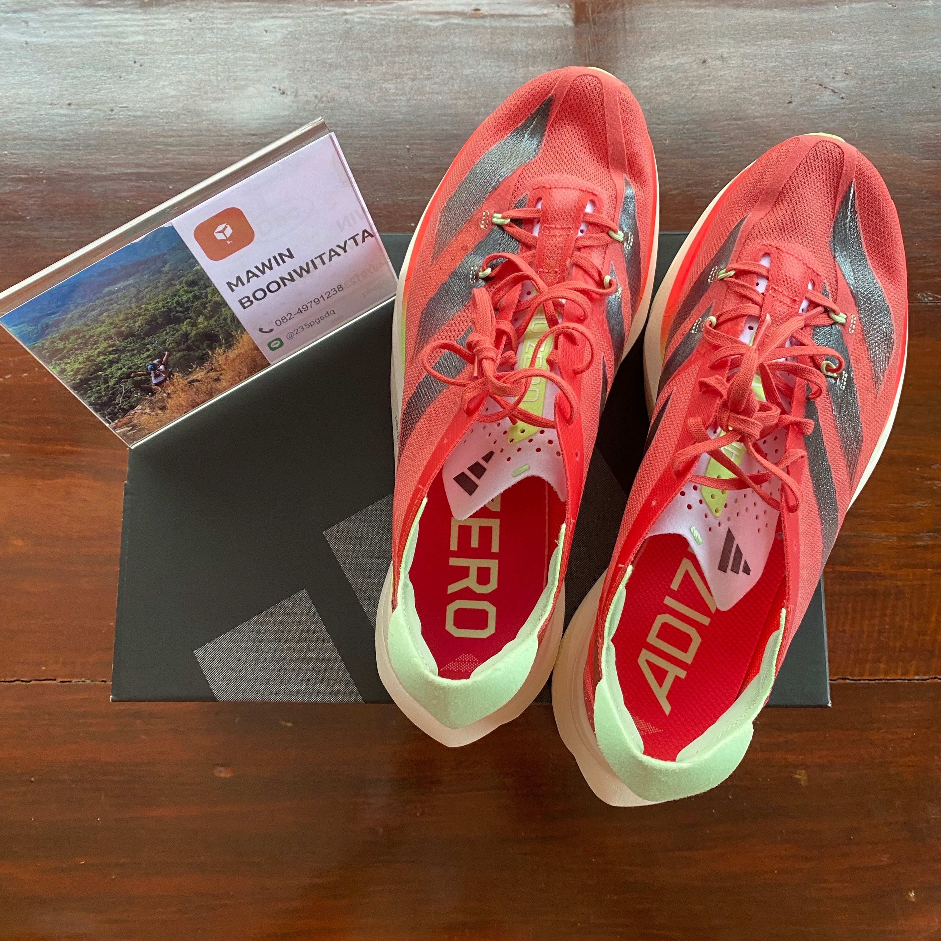 👟[มือสอง] รองเท้าวิ่ง Adios Pro 3 สี Ekiden 27.5CM แท้100%