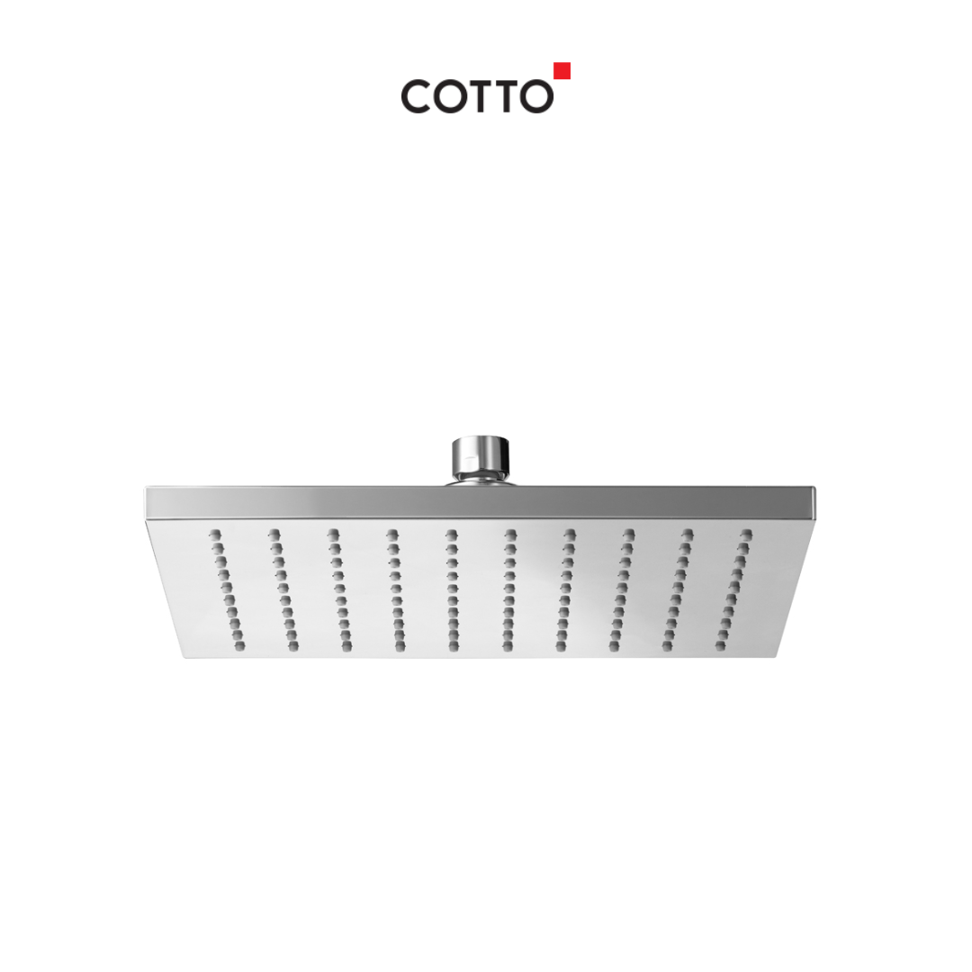 COTTO ZF14V หัวฝักบัวก้านแข็งขนาด 10X10 นิ้ว