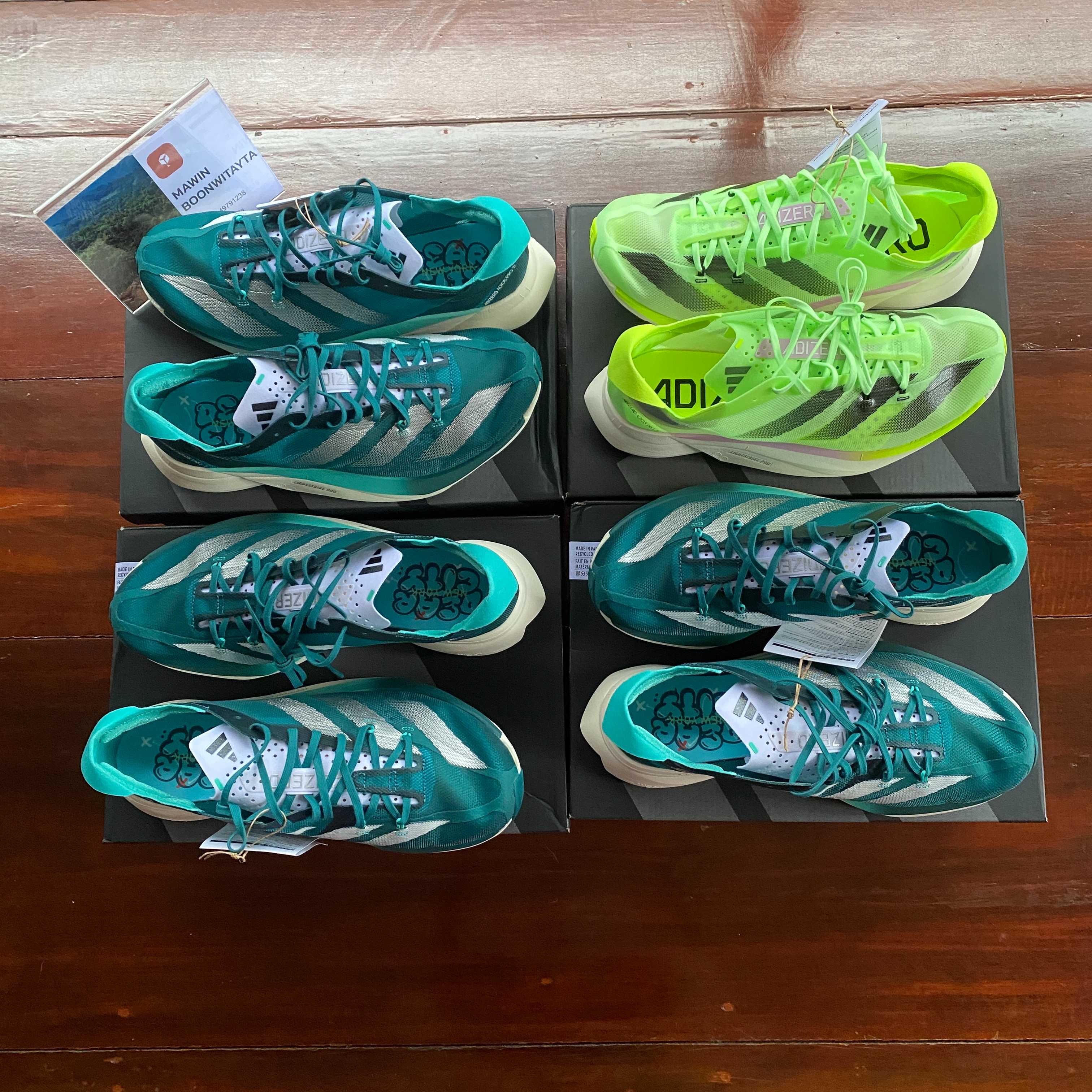 👟[ใหม่] รองเท้าวิ่ง Adios Pro 3 สี New York และ Green Lemon แท้100%