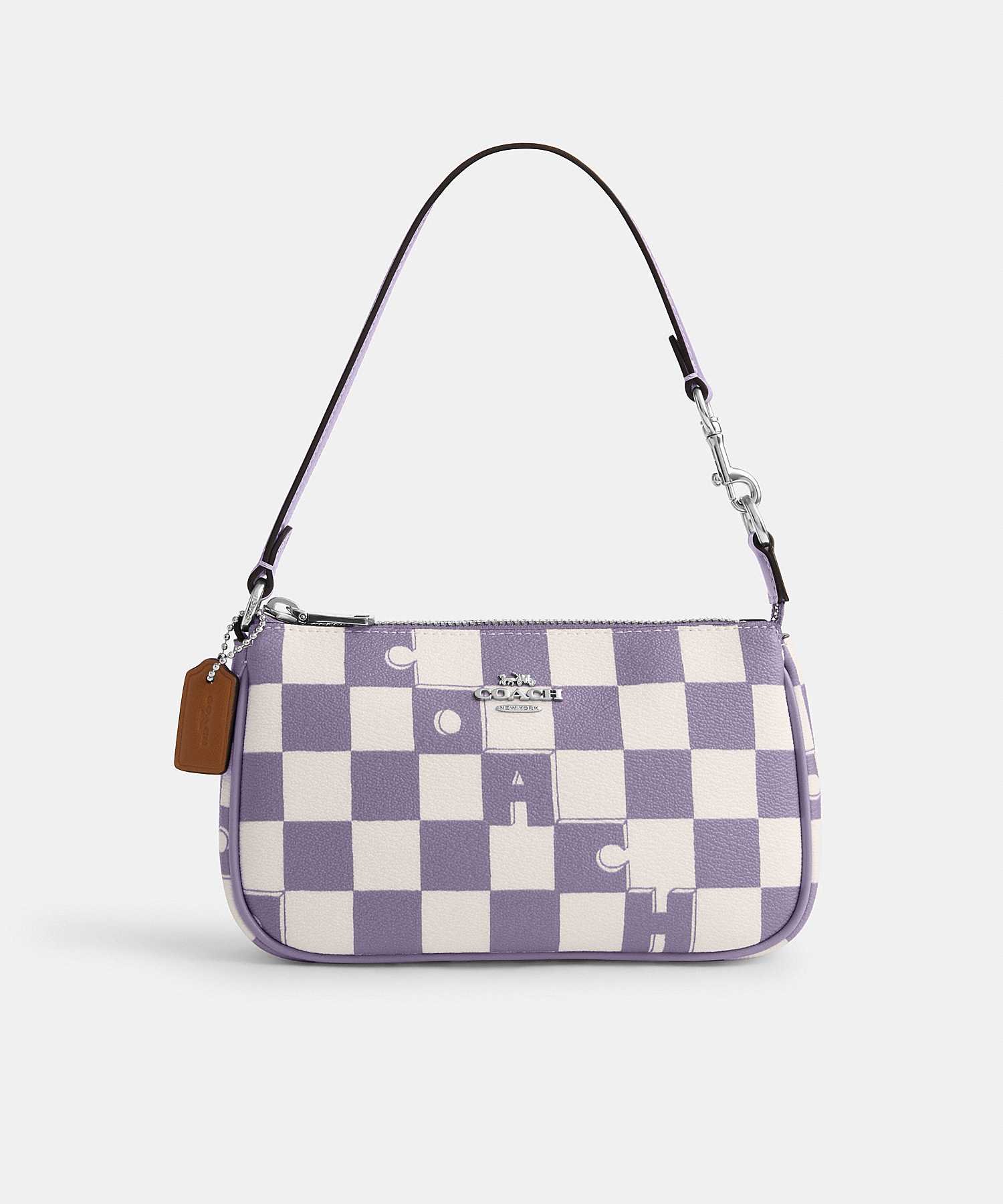 COACH NOLITA 19 WITH CHECKERBOARD PRINT CR394 SVWPB