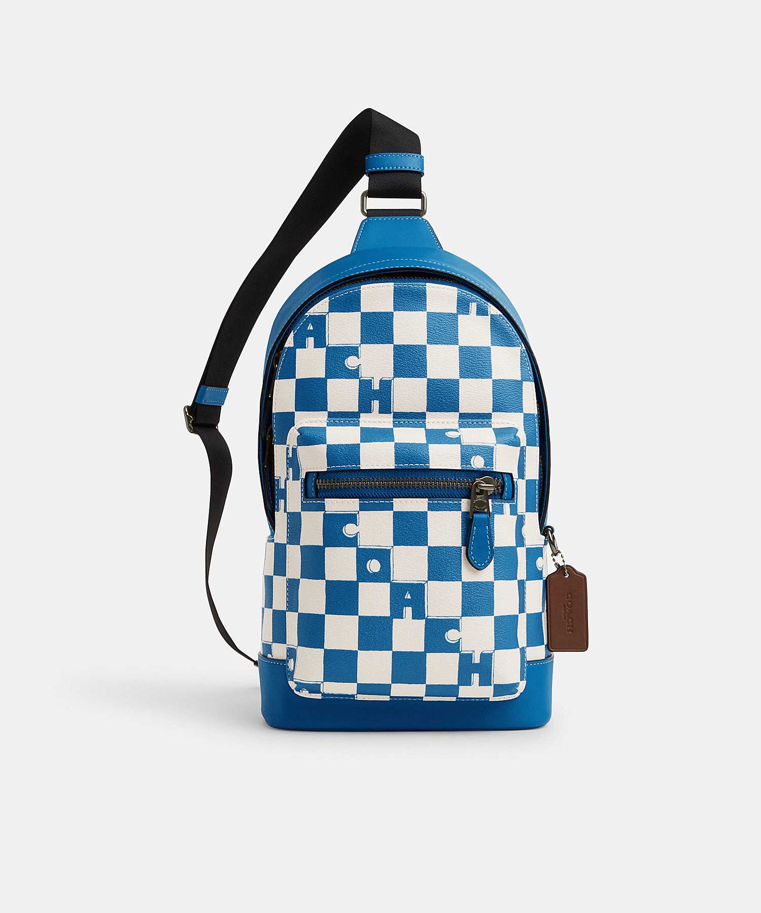 COACH WEST PACK WITH CHECKERBOARD PRINT CR294 QBWR0