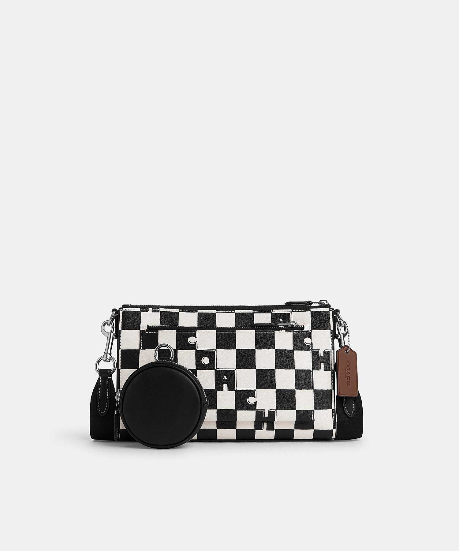 COACH HOLDEN CROSSBODY WITH CHECKERBOARD PRINT CR208 SVA16