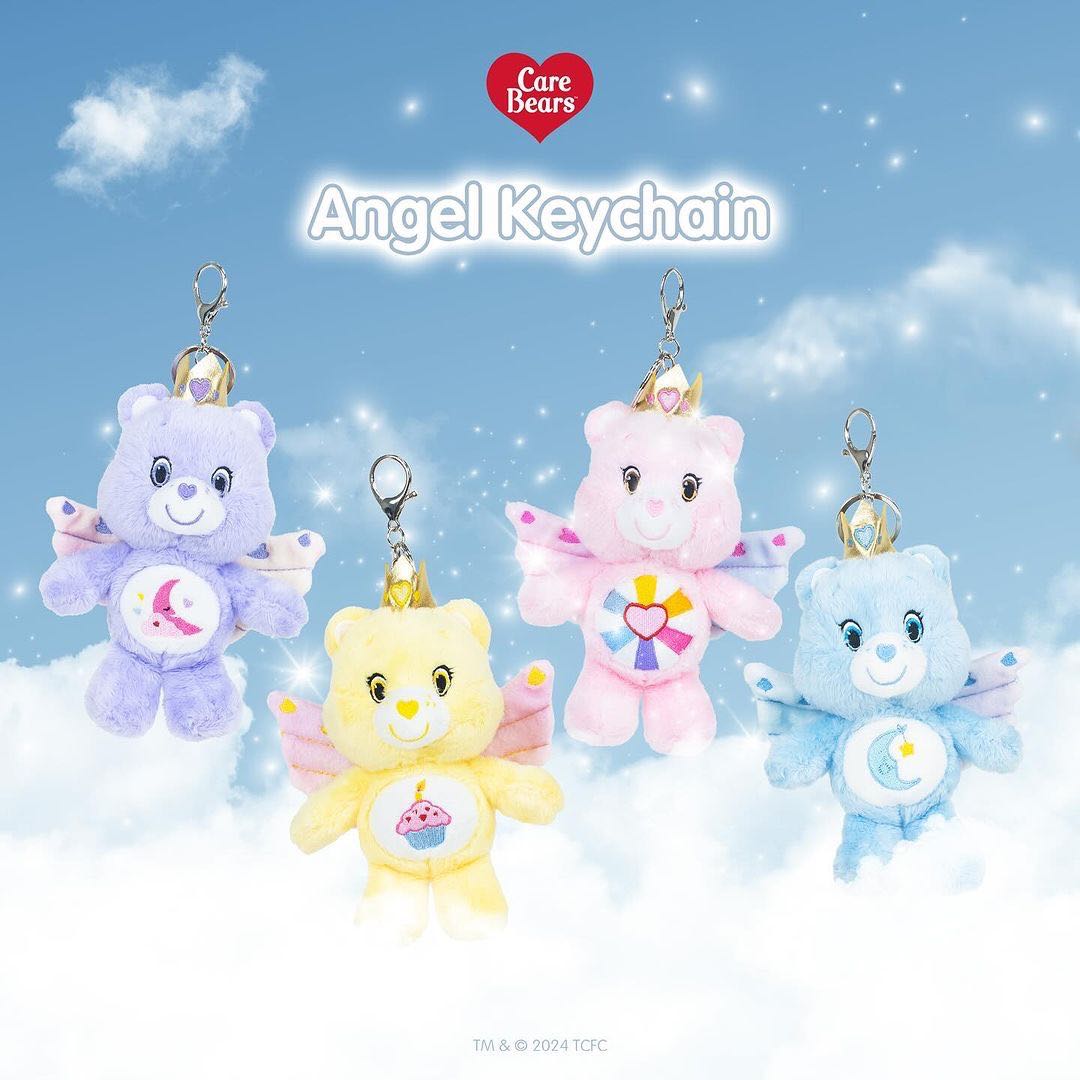 🧸 Carebears Angel Keychain 🧚🏻‍♀️