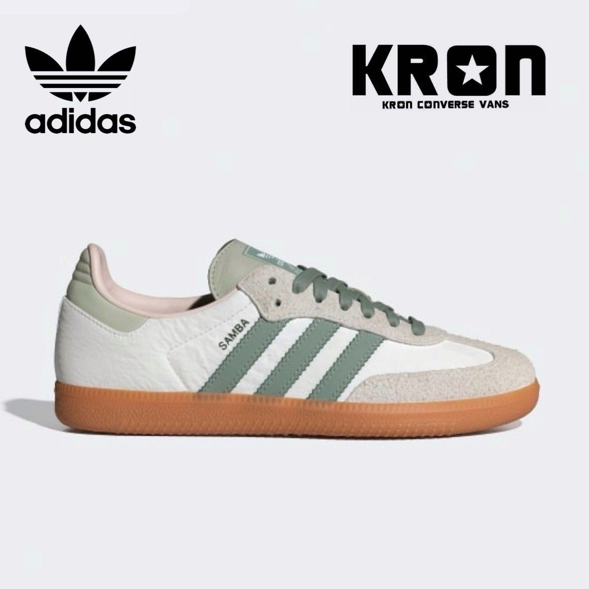 Adidas Samba OG Silver Green 