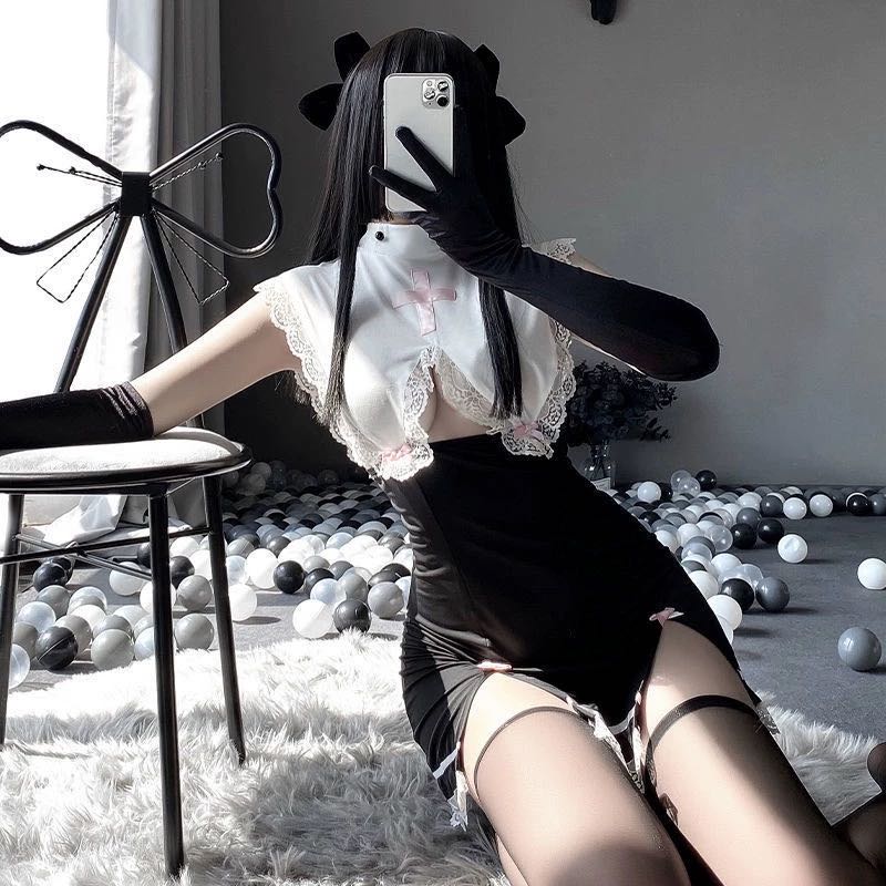 👻ชุดคอสเพลย์ แม่ชีฮาโลวีน #649