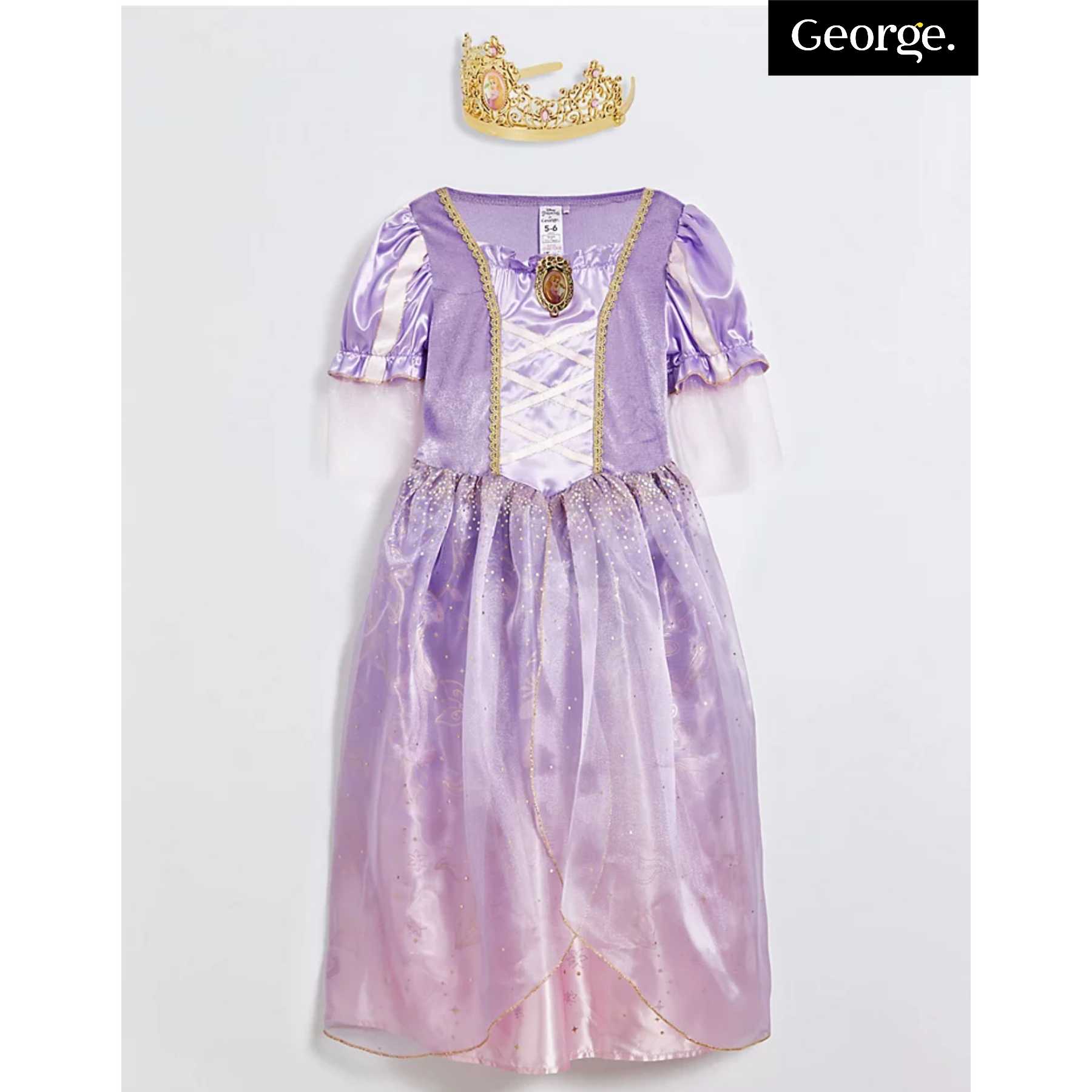 Disney Tangled Rapunzel Fancy Dress Costume