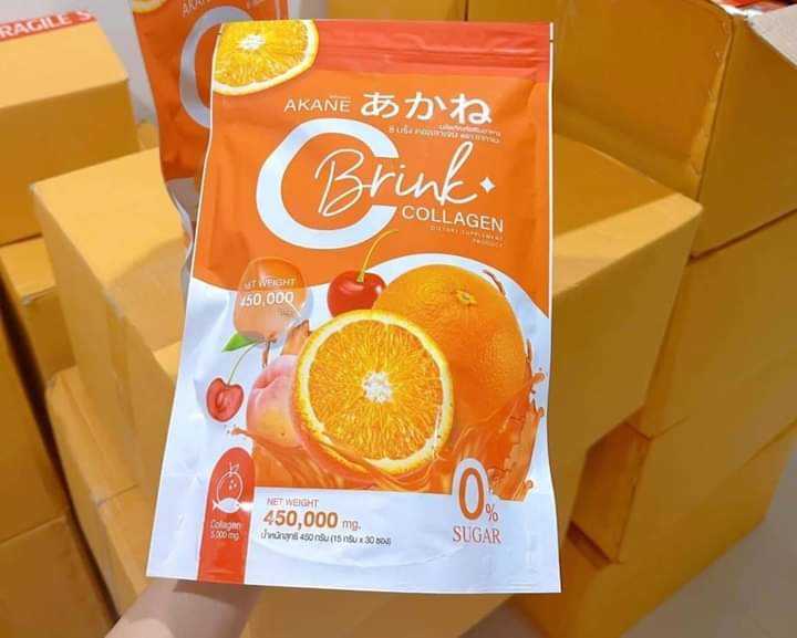 อากาเนะ ซี บริ้ง คอลลาเจน 1 ห่อ 30 ซอง (ซื้อราคาส่งทักแชทมาเลยนะคะ)