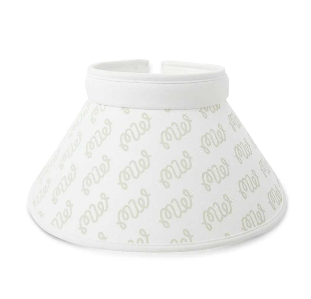 MALBON GOLF CLAIRE MONOGRAM VISOR
