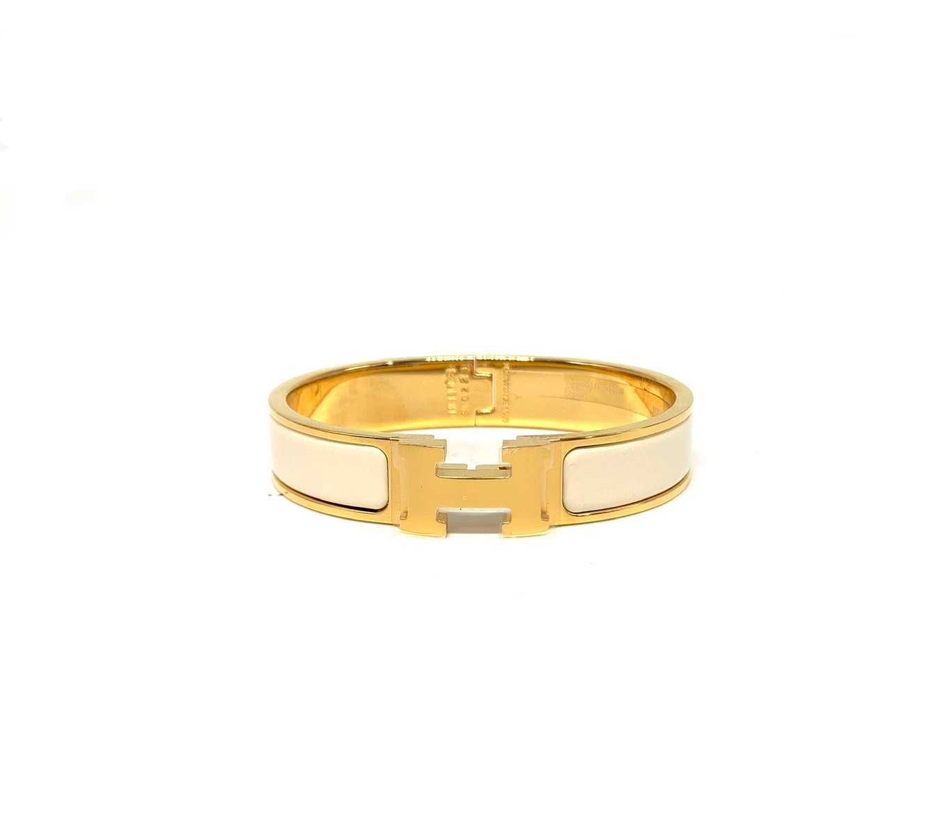 New Hermes Clic clac pm cream ghw