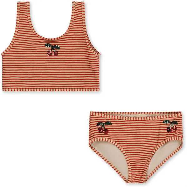 Konges Sloejd | jade bikini - glitter stripe