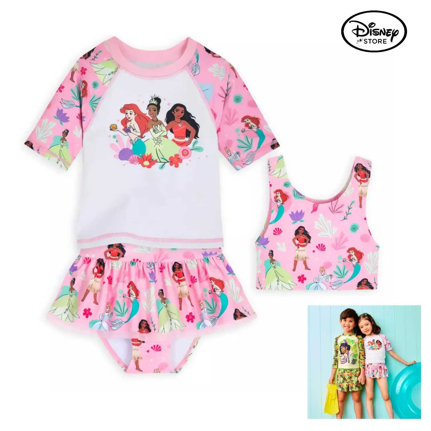 Disney Princess 2-Piece Swimming Costume 