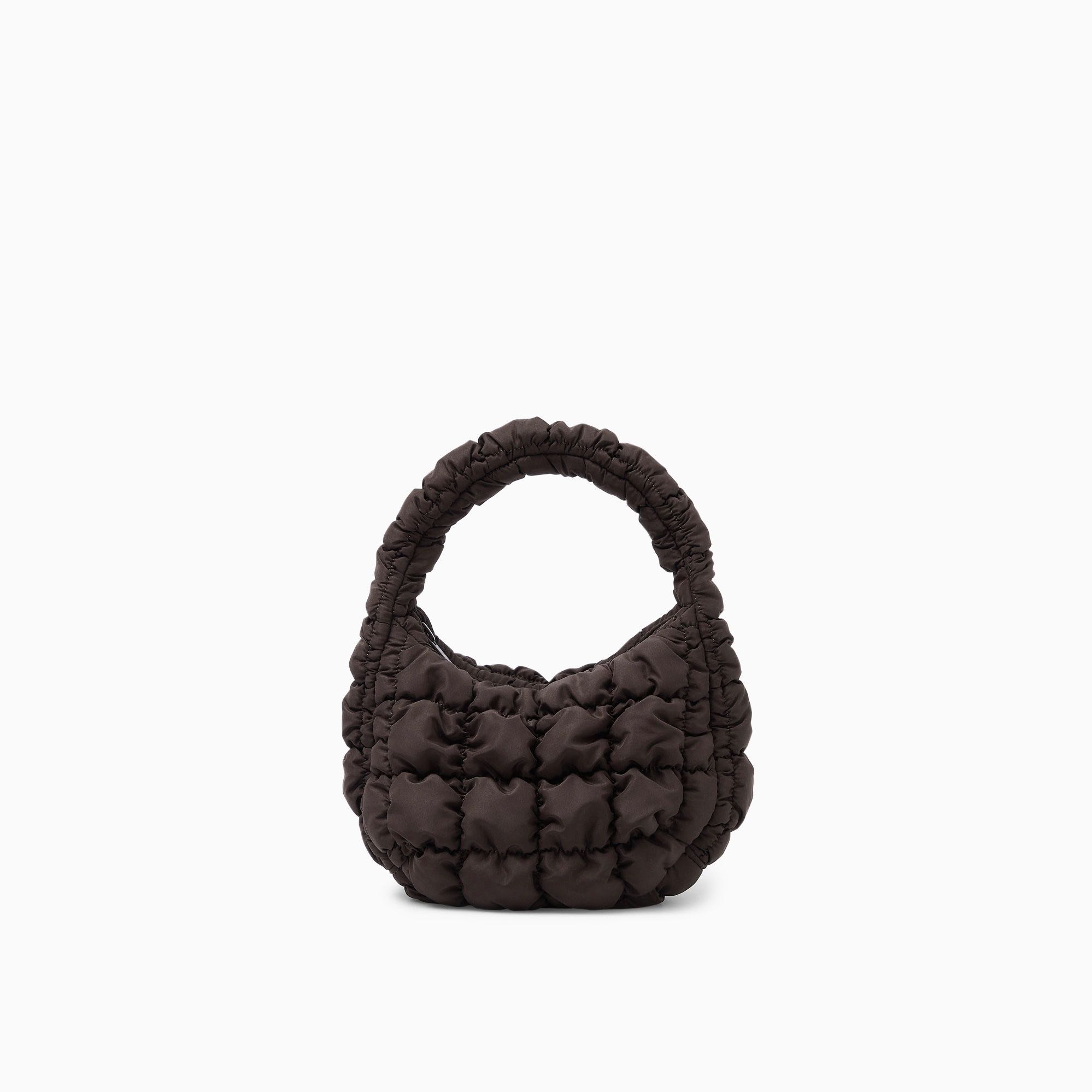 พร้อมส่ง - กระเป๋า COS Quilted Micro Bag สี Black