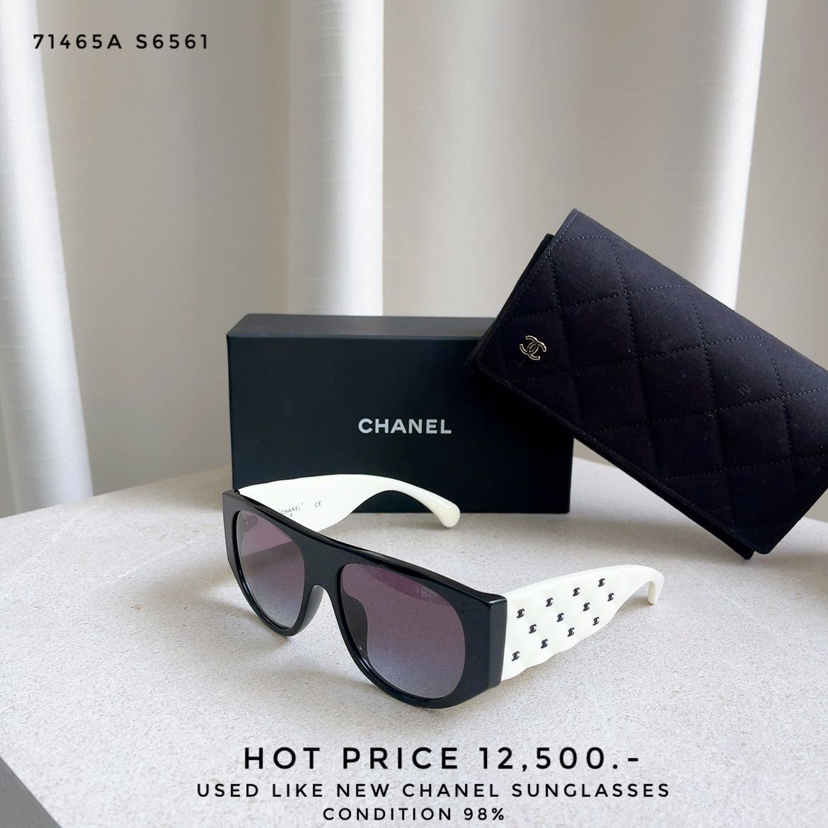 USED LIKE NEW CHANEL SUNGLASSES