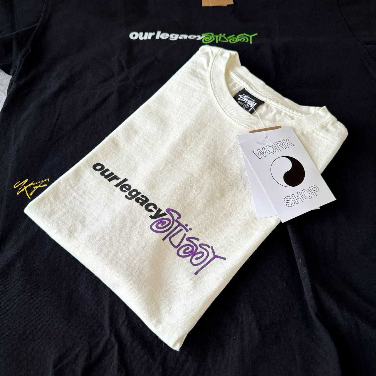 STÜSSY X OUR LEGACY WORK SHOP SPORT TEE PIGMENT DYED 'Natural'