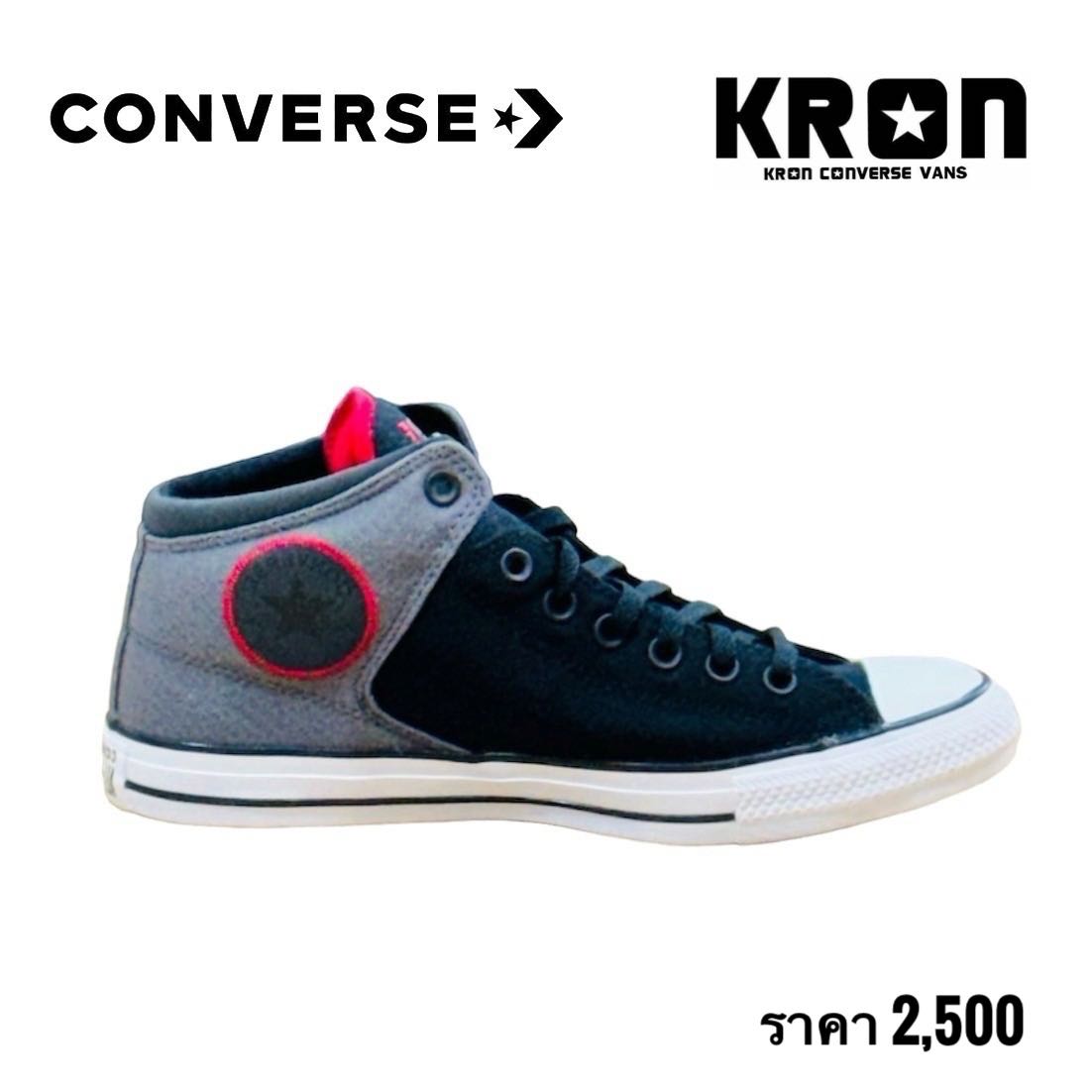CONVERSE CTAS HIGH STREET REFLECTIVE MID BLACK/GREY 