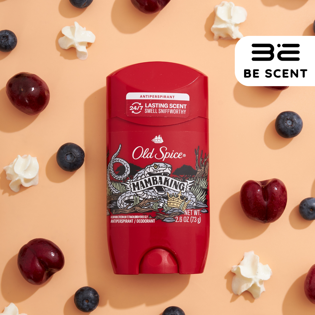 กลิ่น Mambaking เนื้อสีขาว Old Spice สูตรเต่าเปียก กลิ่นหวานละมุนสดชื่น หอมวิปครีบ+เบอร์รี่