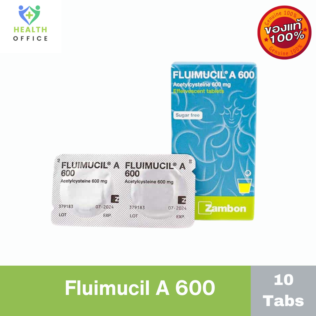Fluimucil A 600 10 tabs