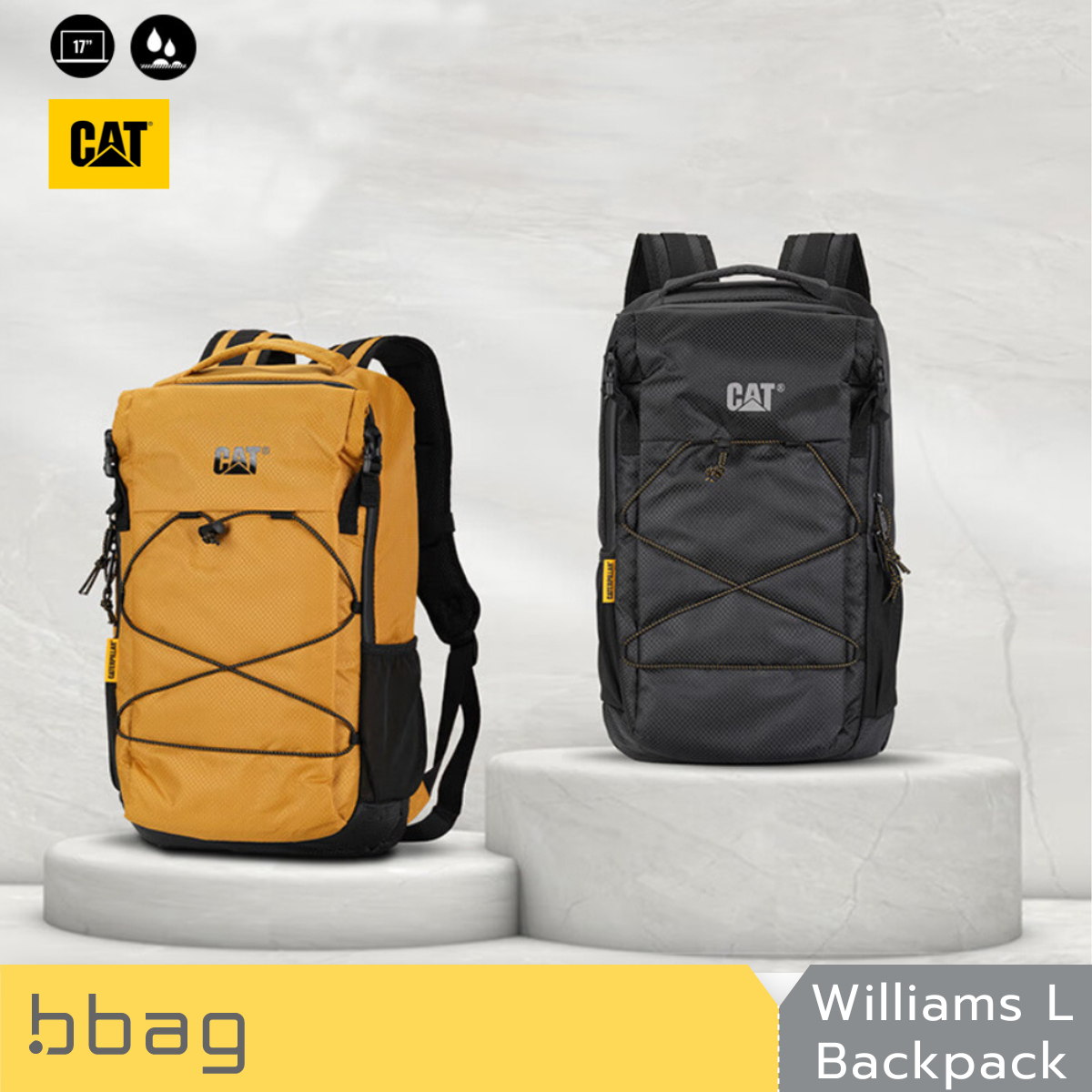 Caterpillar : กระเป๋าเป้สะพายหลัง รุ่นวิลเลียมส์ L (Williams Large Backpack) 84438