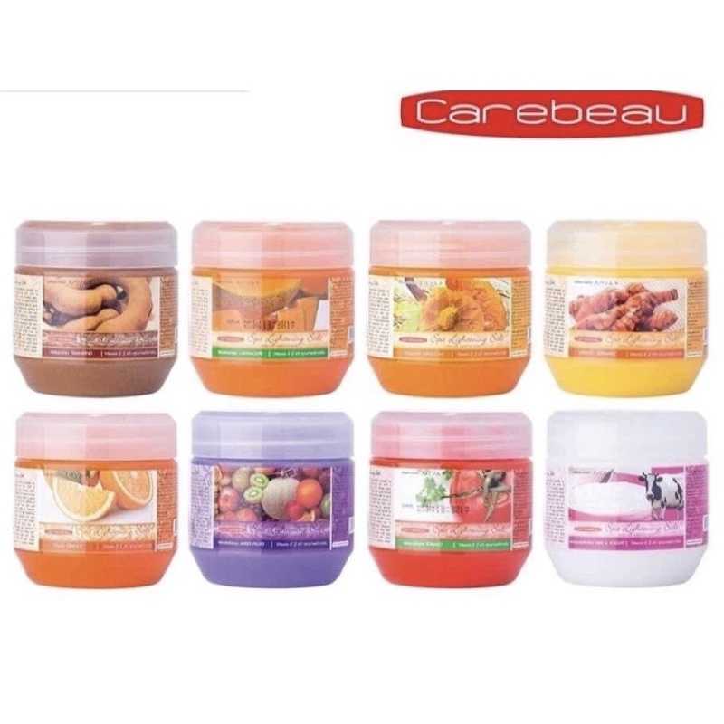 Carebeau เกลือสปาขัดผิวแคร์บิว มีหลายสูตรให้เลือก (ซื้อเยอะค่าขนส่งถูก ทักแชทได้ค่ะ)