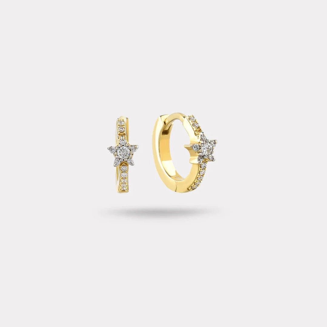 EARRINGS - Le Stelle Diamond Huggy