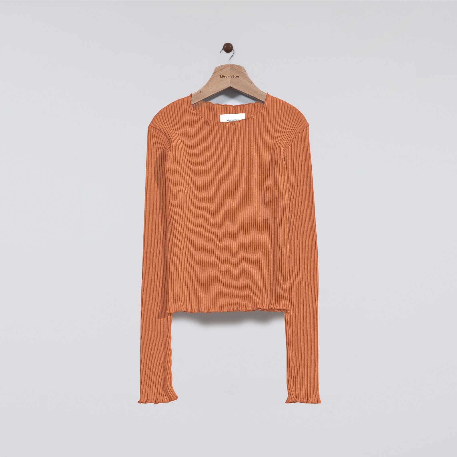 Rib L/S Tee Orange