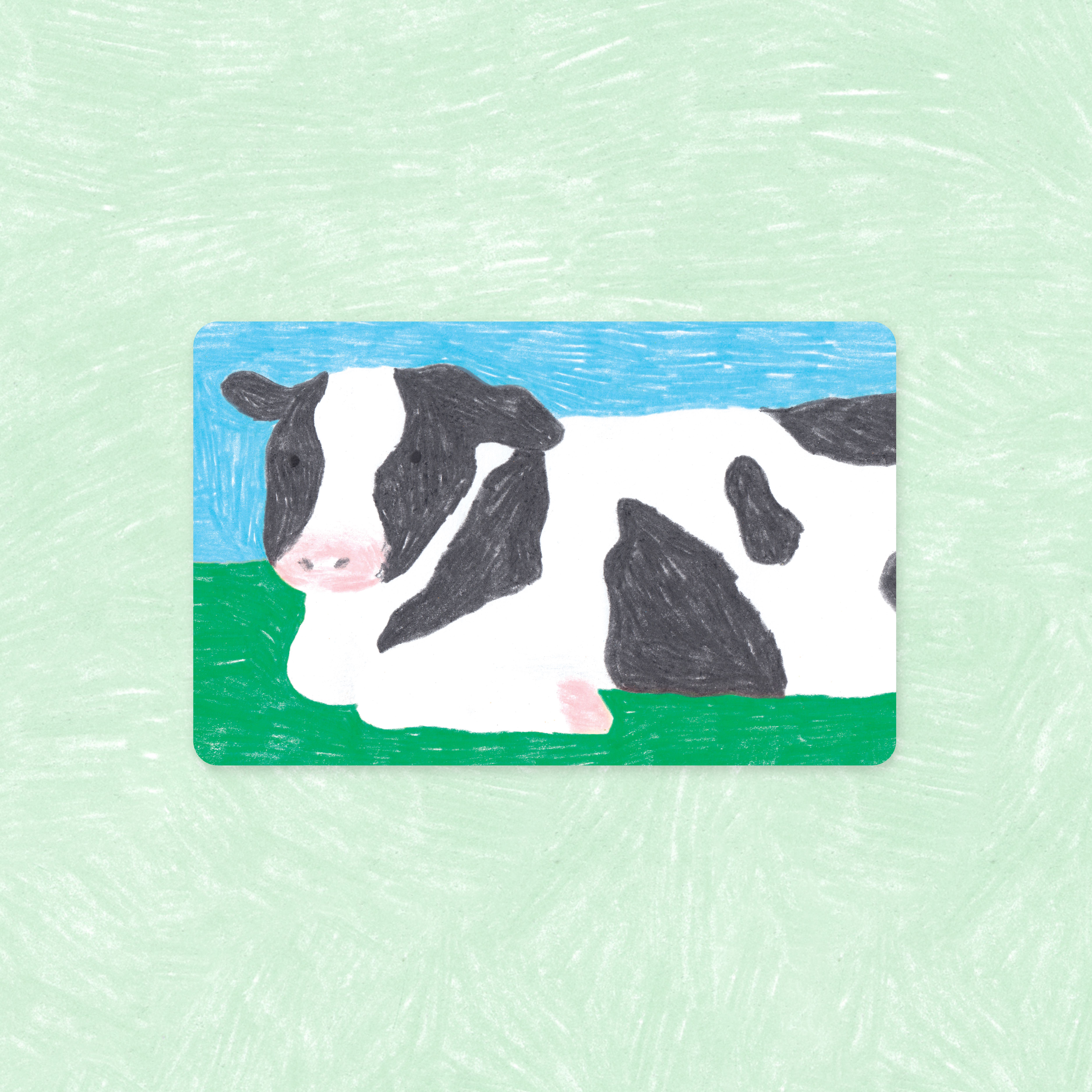 MOOOOOOO Card sticker
