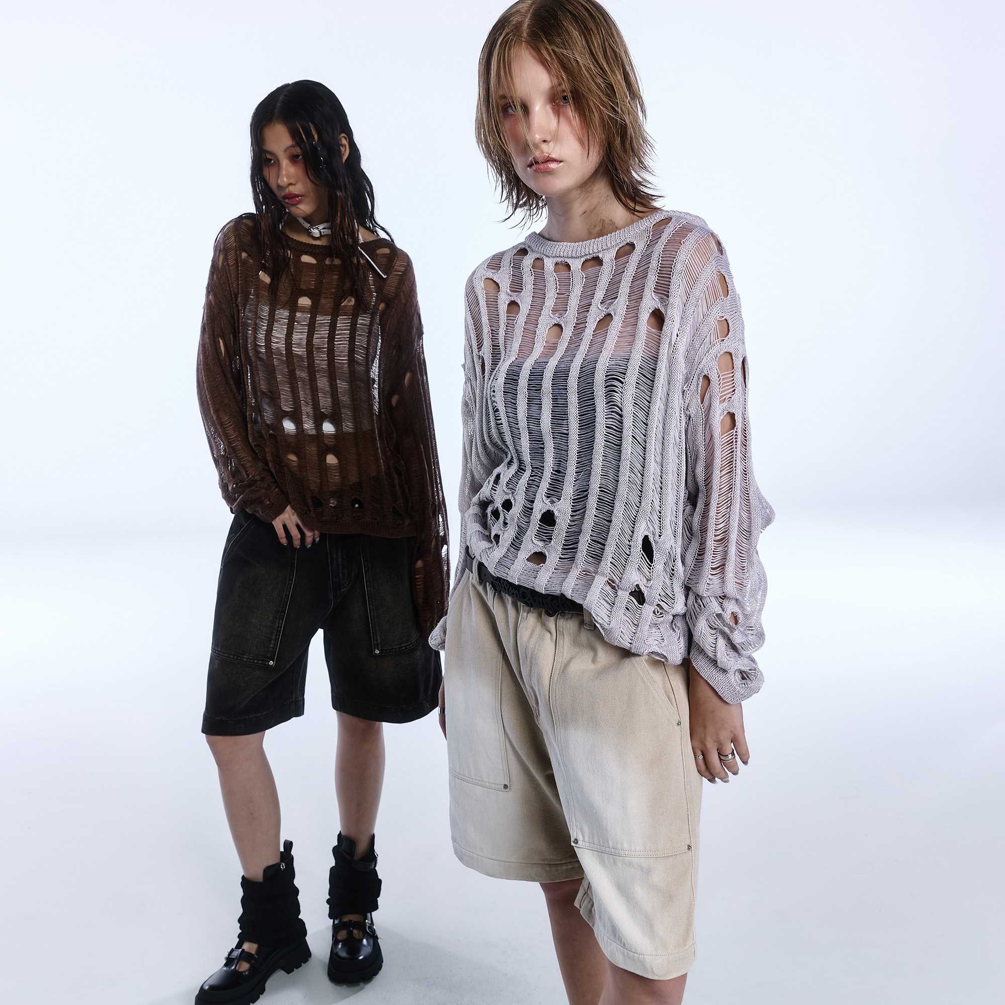 SIN MESH SWEATER