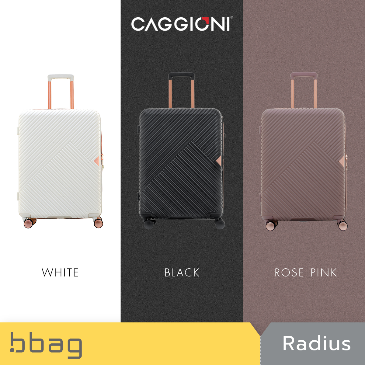 CAGGIONI กระเป๋าเดินทาง  รุ่นเรเดียส (Radius C18123)