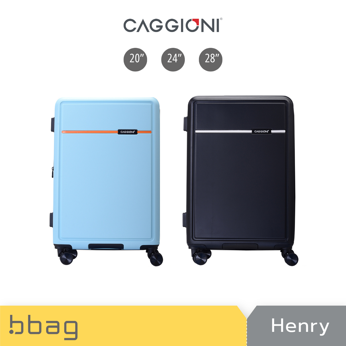 CAGGIONI กระเป๋าเดินทาง รุ่นเฮนรี (Henry C23021)