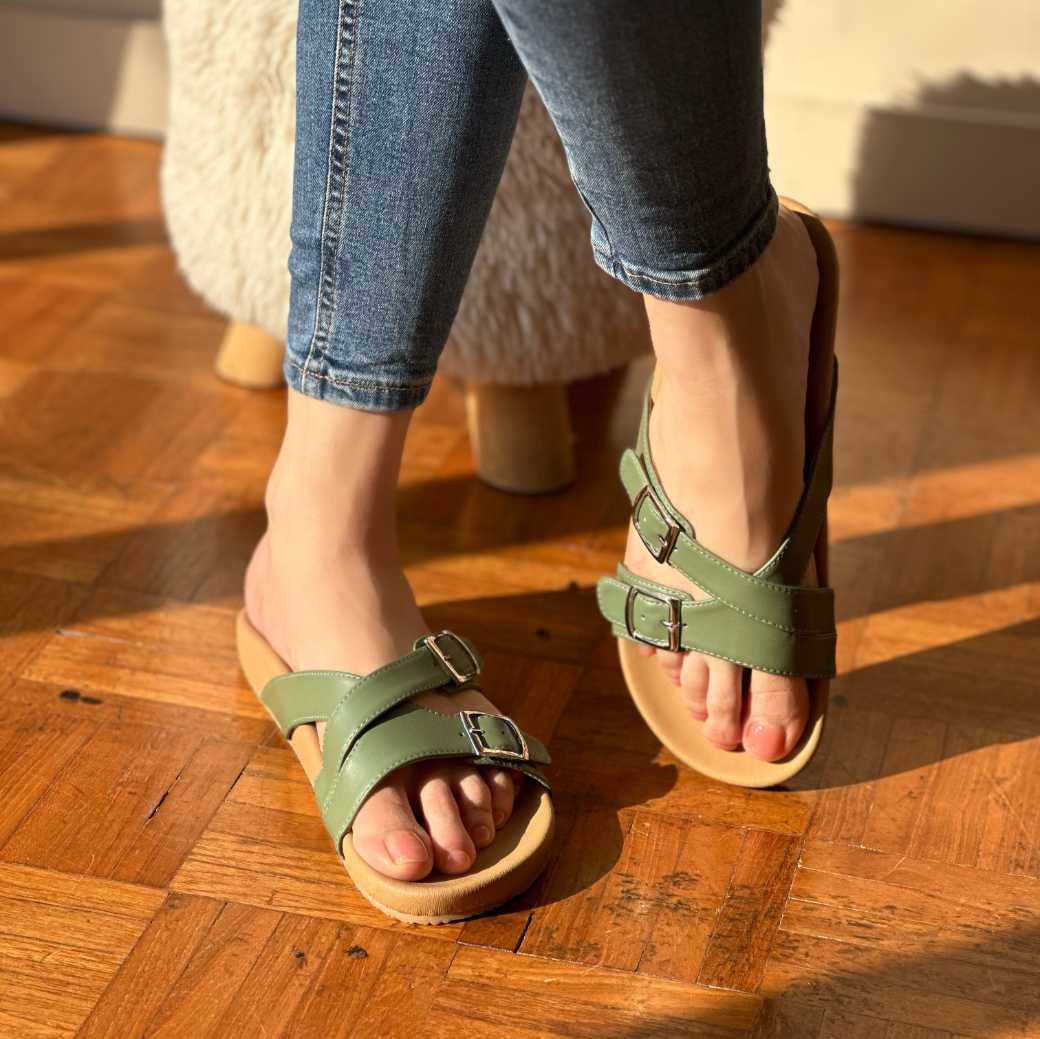 🔥 33% OFF/ Selene - Olive Green  (กันน้ำ)