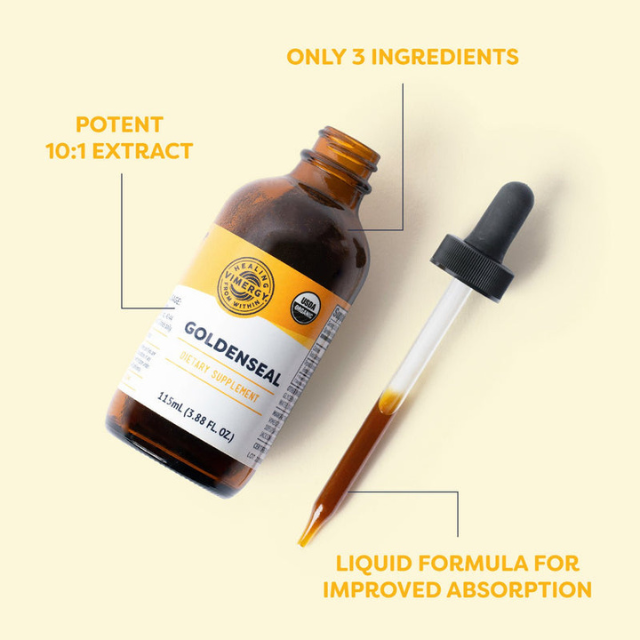 📌 Pre-Order สารสกัดโกลเดนซีล แบบขวดดรอป Vimergy  ชนิดน้ำ แบบหลอดดรอป ขนาด 115 ml.