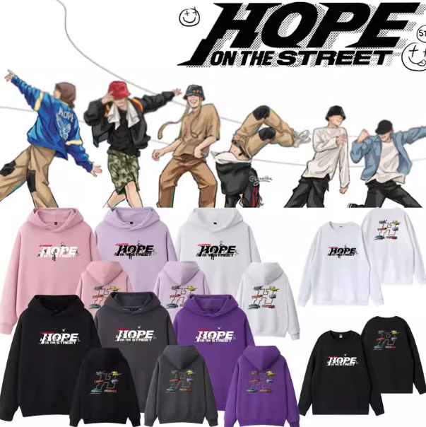 Pre-Order | เสื้อกันหนาว BTS J-HOP : Hope On The Street
