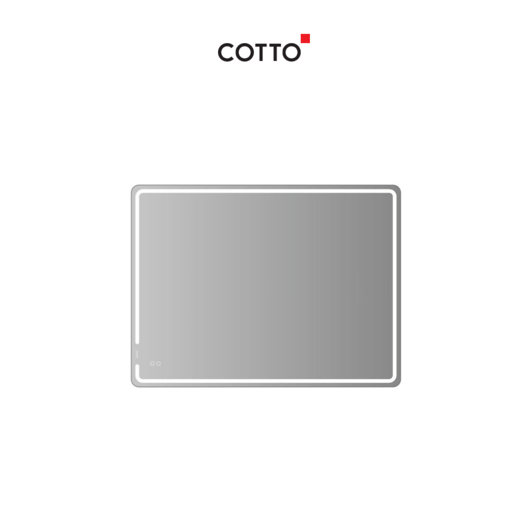 COTTO MNL002 กระจกเงา พร้อมไฟ LED ขนาด 600 X 800 mm