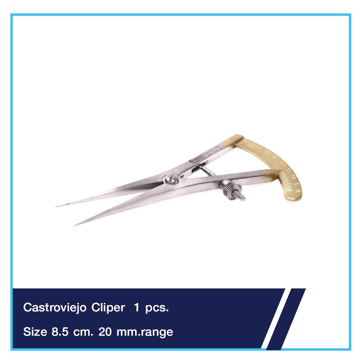 Castroviejo Caliper 20mm. เวอร์เนียวัดชั้นตา