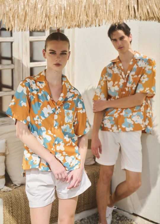 UPTOYOU UNISEX HAWAII SHIRT SUMMER FLORAL เสื้อฮาวายUNISEX ลายดอกไม้ในช่วงซัมเมอร์