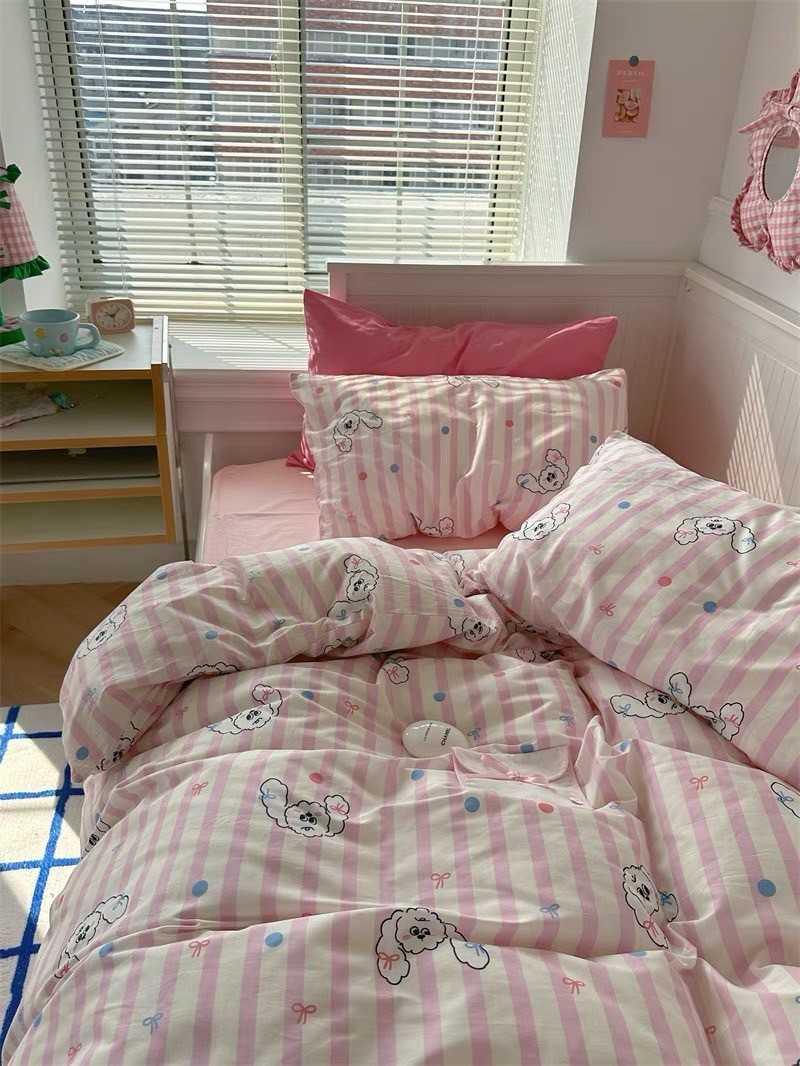 - PREORDER - ชุดผ้าปูที่นอน ลายการ์ตูน ผ้าคอตตอน100% ( มีขนาด 3.5-6 ฟุต )