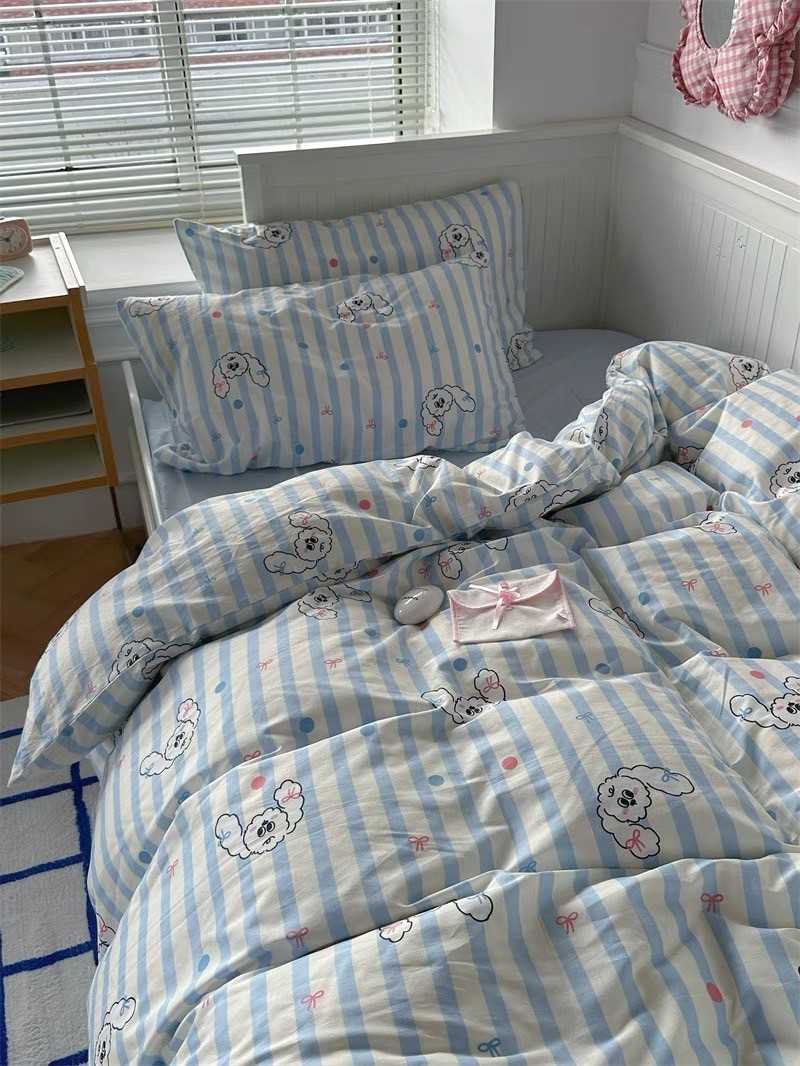 - PREORDER - ชุดผ้าปูที่นอน ลายการ์ตูน ผ้าคอตตอน100% ( มีขนาด 3.5-6 ฟุต )