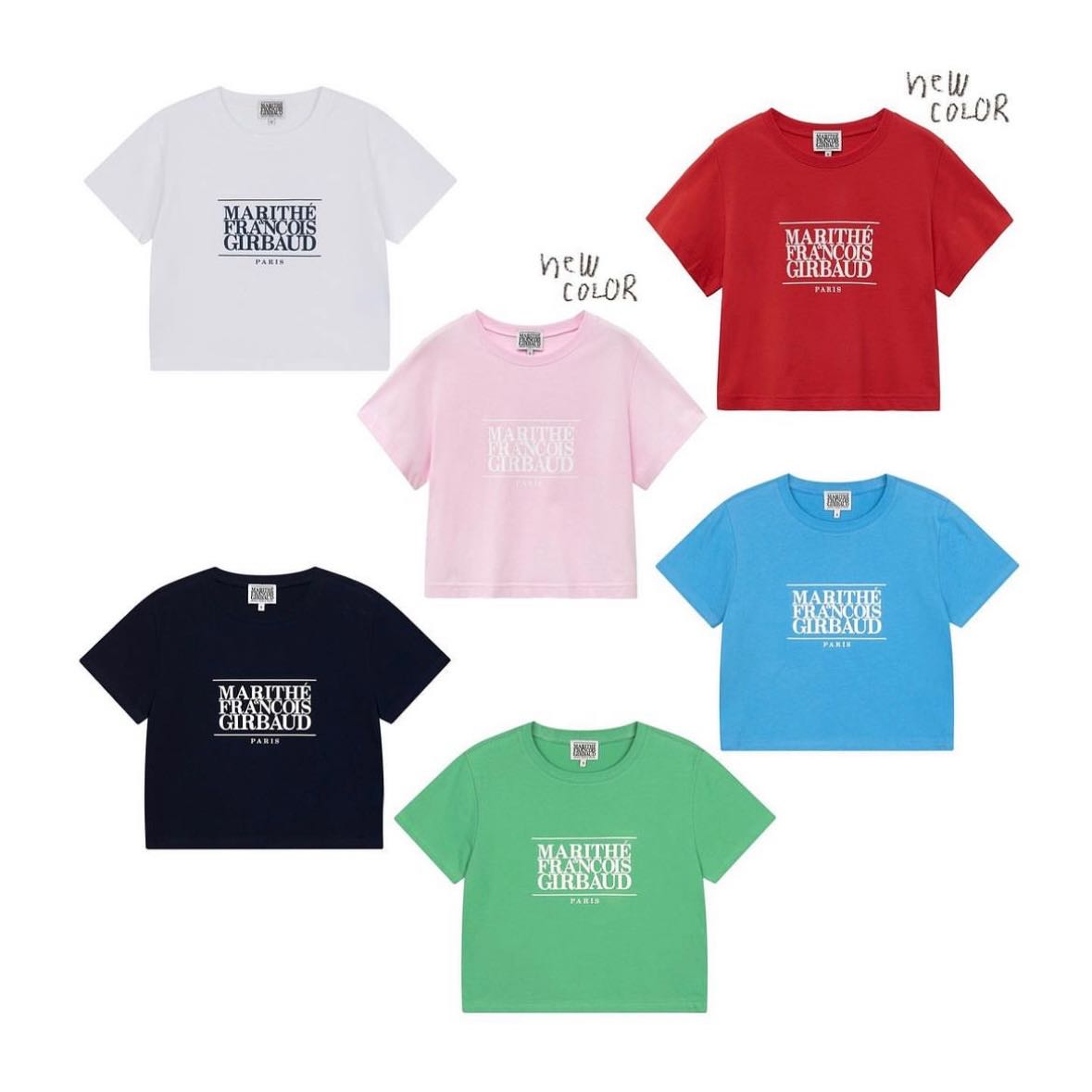 (PRE,รวมส่ง) W CLASSIC LOGO CROP TEE / MARITHE 