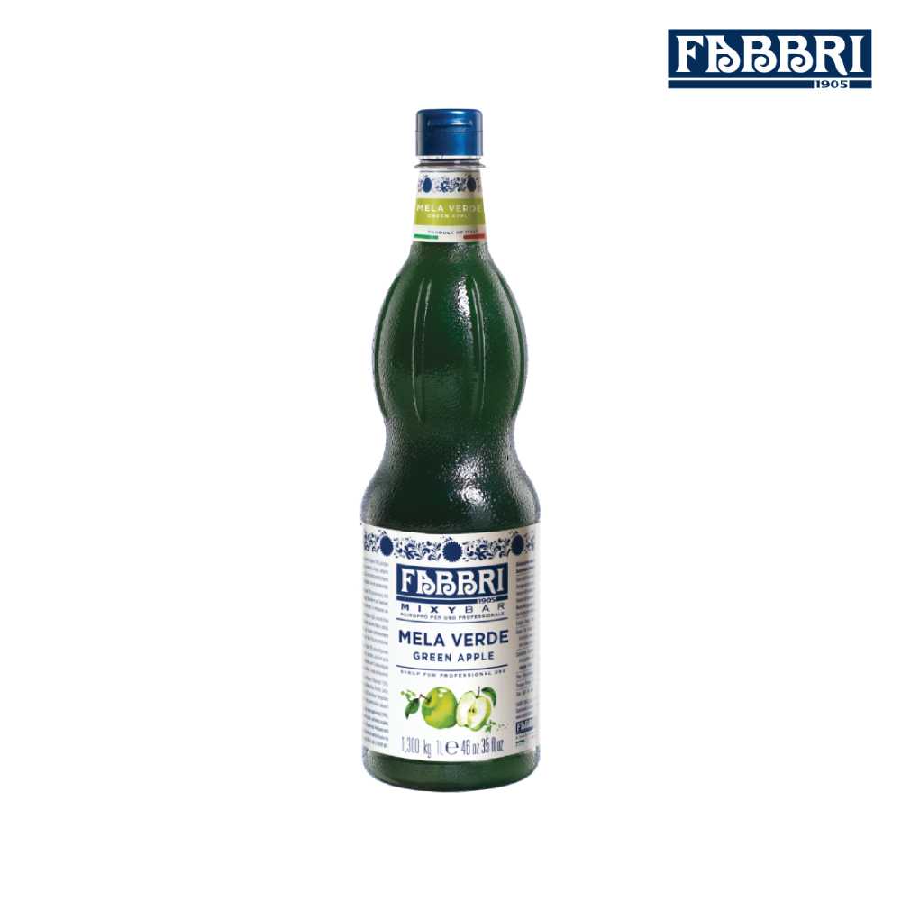 น้ำเชื่อม Fabbri Mixybar Green Apple Syrup 1000ml