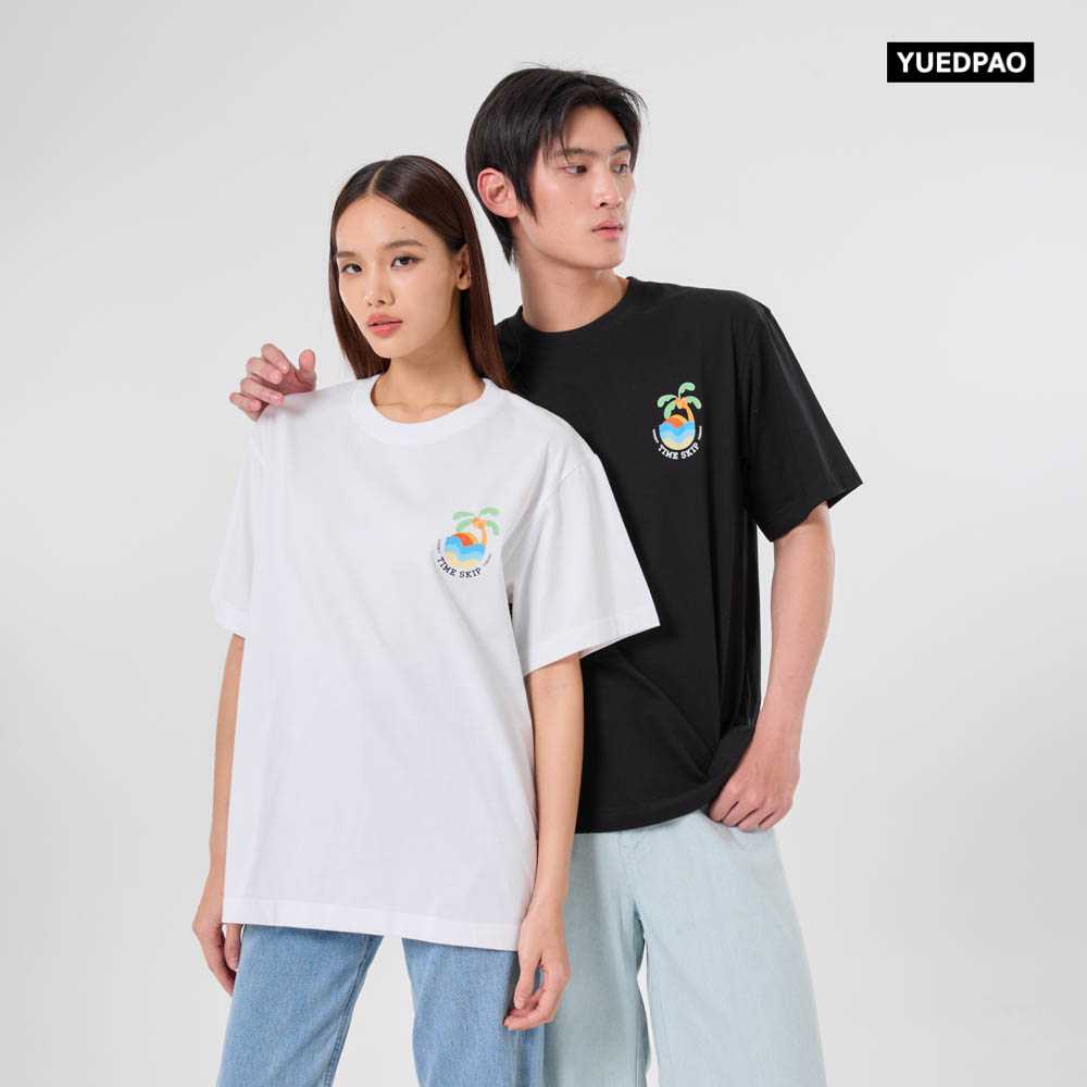 Yuedpao Good Vibes Collection เสื้อยืดเปล่า โอเวอร์ไซส์ Set Time Skip
