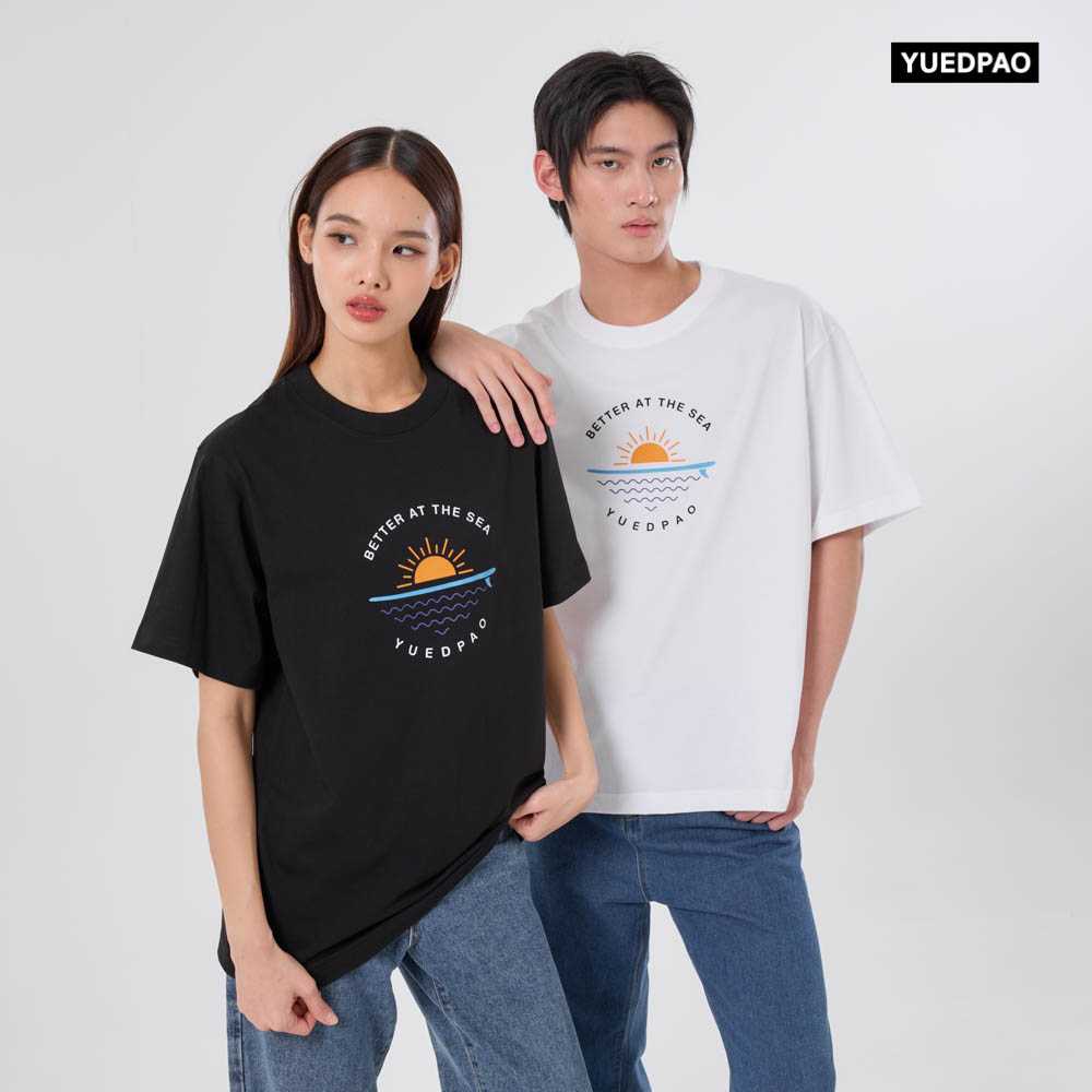 Yuedpao Good Vibes Collection เสื้อยืดเปล่า โอเวอร์ไซส์ Set Sun Suft