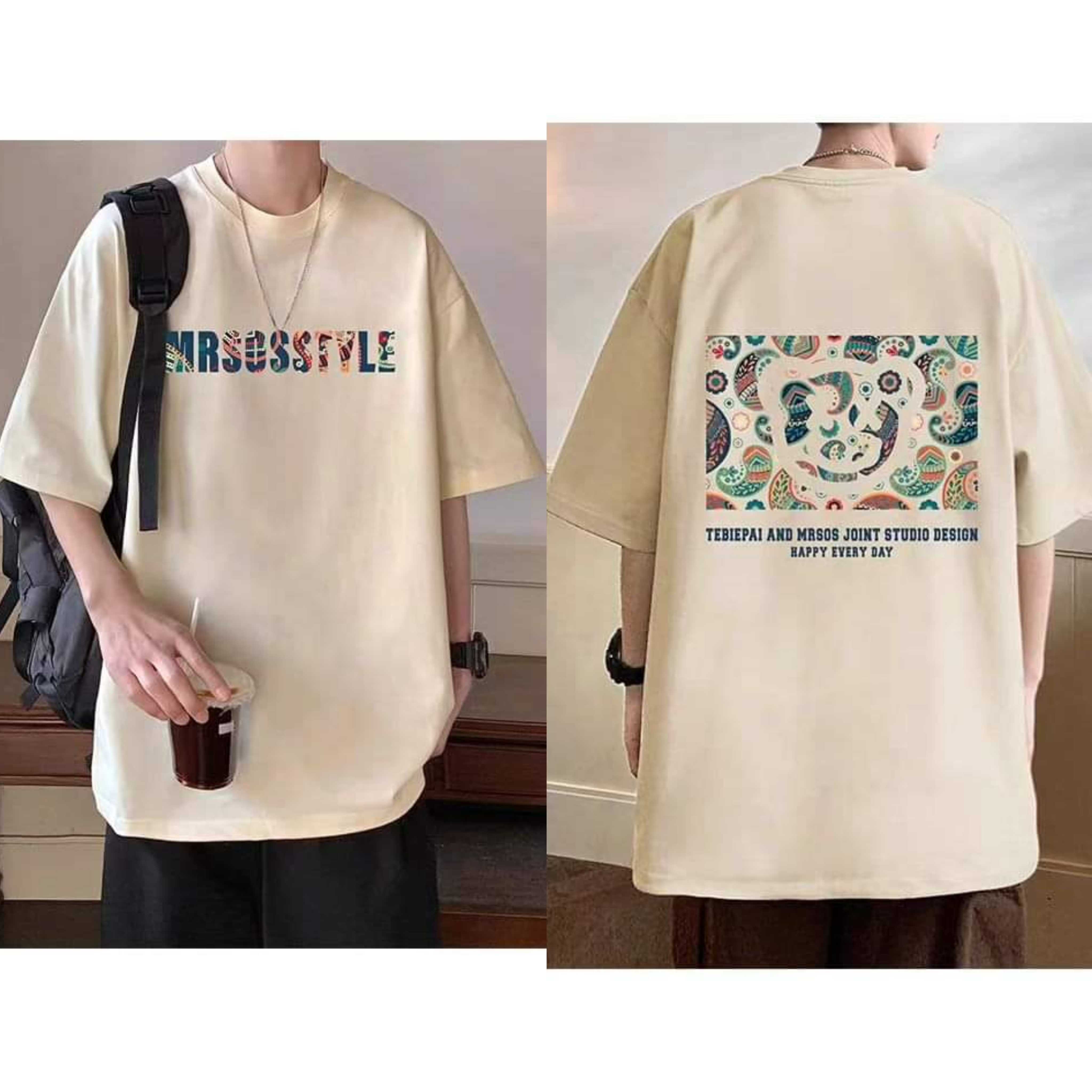 ❣️Pre-order   เสื้อยืดโอเวอร์ไซส์ สไตล์ฮิปฮอป ลายสุดคลู ใส่แล้วดูดี ผ้ายืดนุ่มเนื้อดี ไม่บาง ใสสบายค